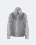 ADÈLE | Vicuña Knit and Mink Down Jacket
