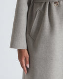 ALIDA | Long Coat Mink collar