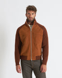 ETHAN | Suede and Knit Bomber