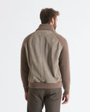 ETHAN | Suede and Knit Bomber