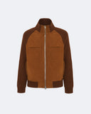 ETHAN | Suede and Knit Bomber