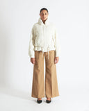 GAIA | Vicuña Down Jacket with Mink Collar