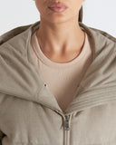 GRACE | Vicuña Puffer jacket with Hood