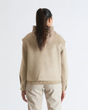 ISABEL | Quilted Down Jacket with Sleeveless Overlay