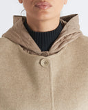 ISABEL | Quilted Down Jacket with Sleeveless Overlay
