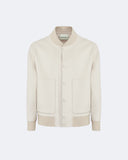 LOGAN | Wool and Cashmere Bomber with Knit Details